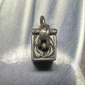 Vintage Sterling Silver Prayer Box Charm